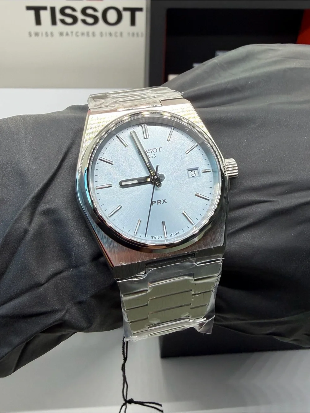 Tissot PRX Ice Blue 35mm Quartz watch Ref: T137.210.11.351.00